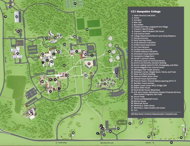 Campus Map Hampshire College   Screen Shot 2022 04 11 At 4.09.20 PM 